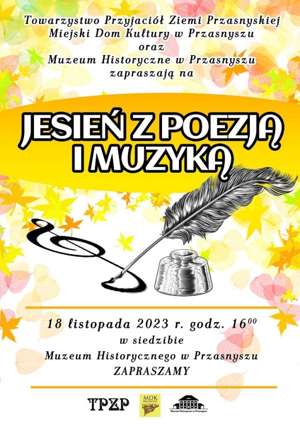 Plakat informujący o spotkaniu