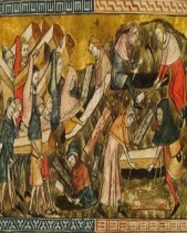 grupa zakapturzonych osób